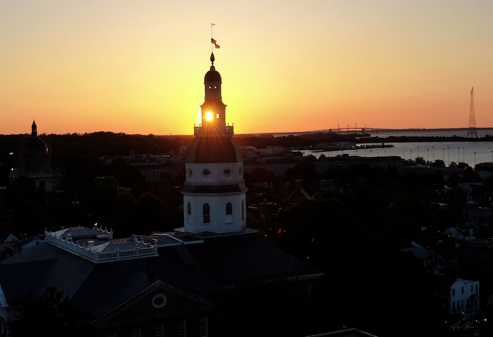 Morning Skies Over Maryland Photography Art | Artistic Insights Aerial Photography
