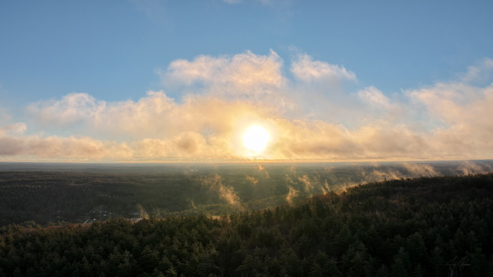 Morning Steam Photography Art | Artistic Insights Aerial Photography