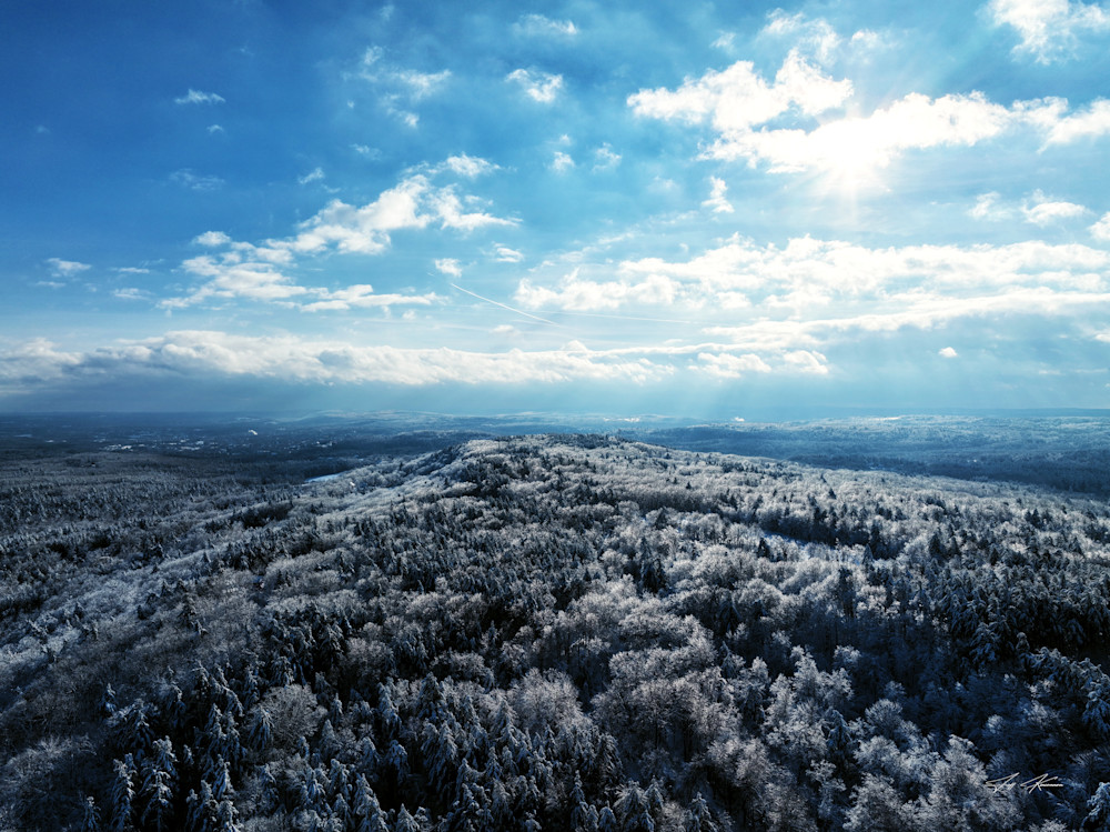 New England Frost Photography Art | Artistic Insights Aerial Photography