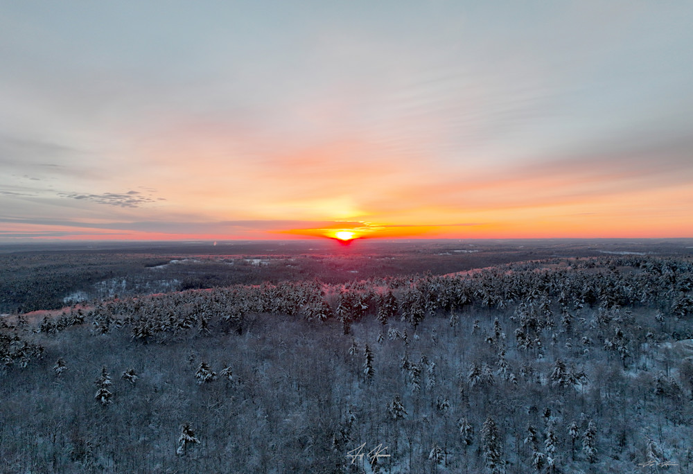New England Winter Photography Art | Artistic Insights Aerial Photography
