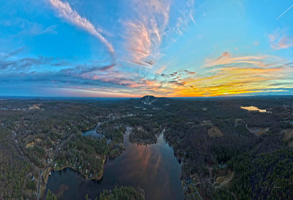 Wyman's Pond "Big Bay" Photography Art | Artistic Insights Aerial Photography