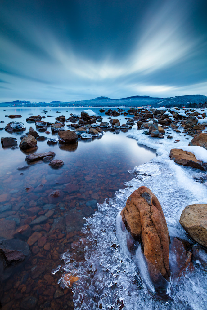 Icy Tahoe Shoreline