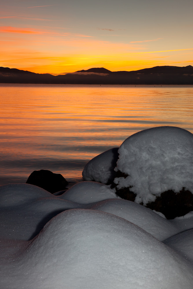 Snowy Sunrise at Lake Tahoe 1