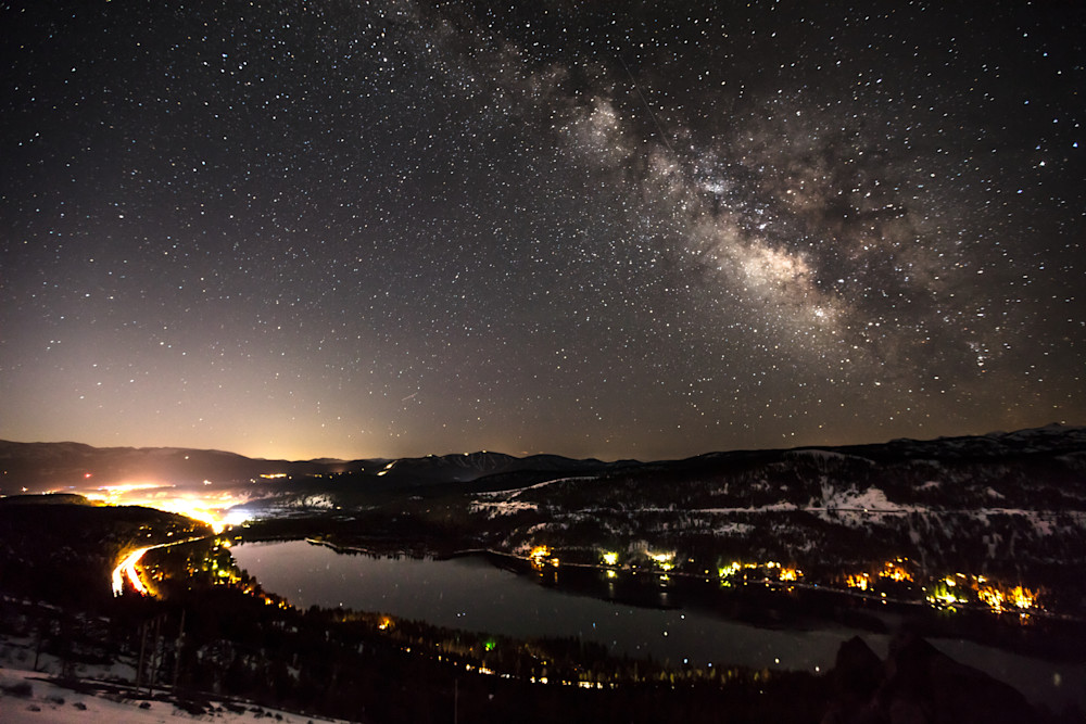 Milky Way Above Donner Lake 1