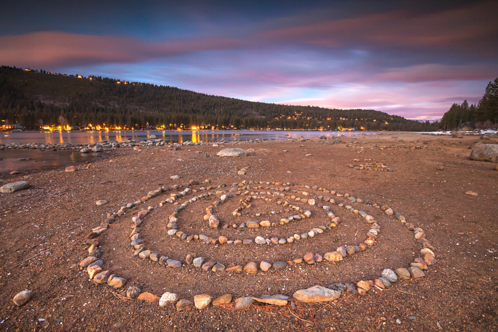 Spiral Rocks at Sunset 1