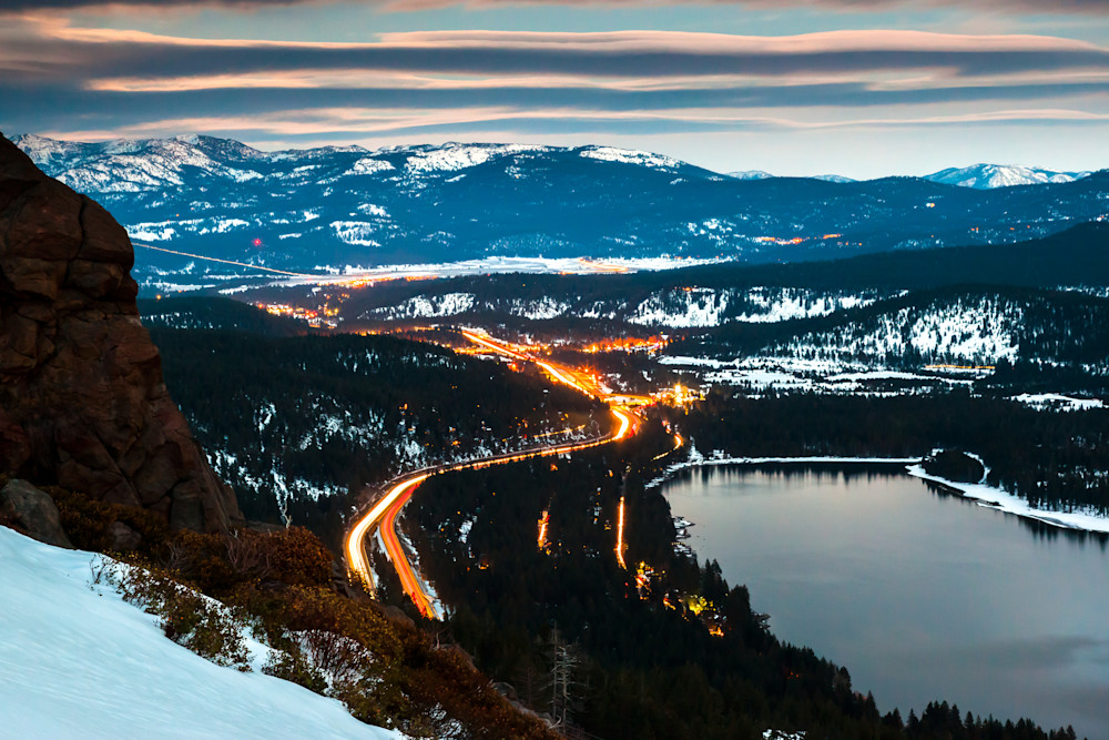 Donner Lake at Night 4