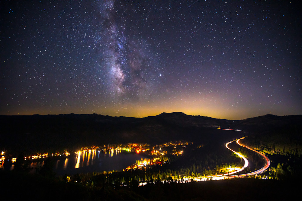 Milky Way Above Donner Lake 4