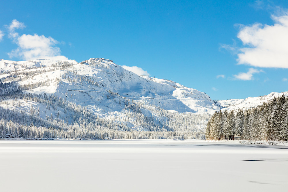 Snow Covered Donner Lake 1