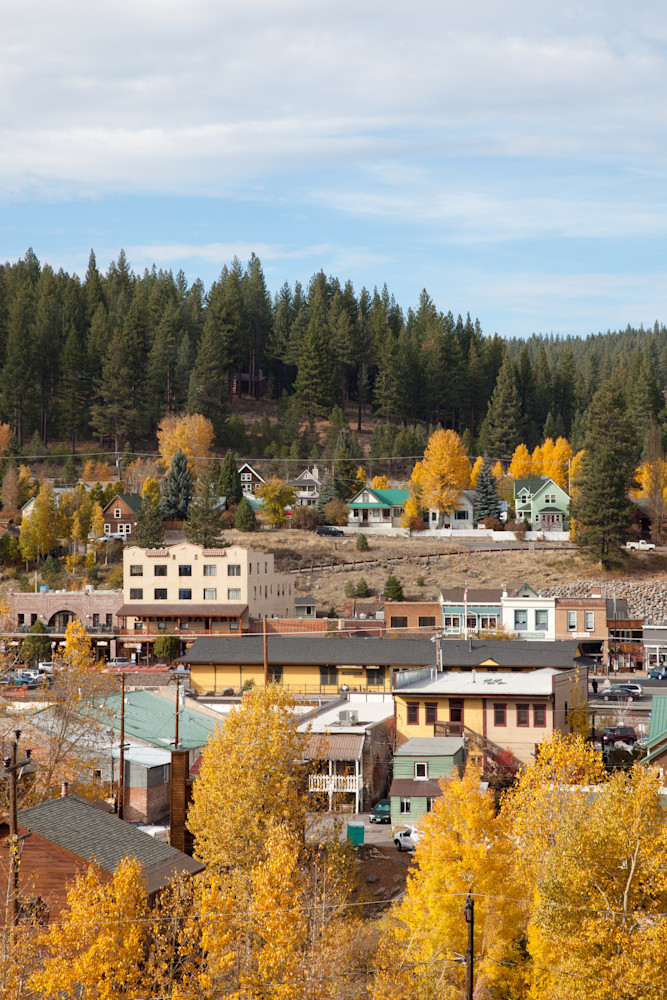 Downtown Truckee in the Fall 2