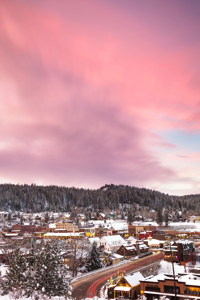 Downtown Truckee Sunset 2