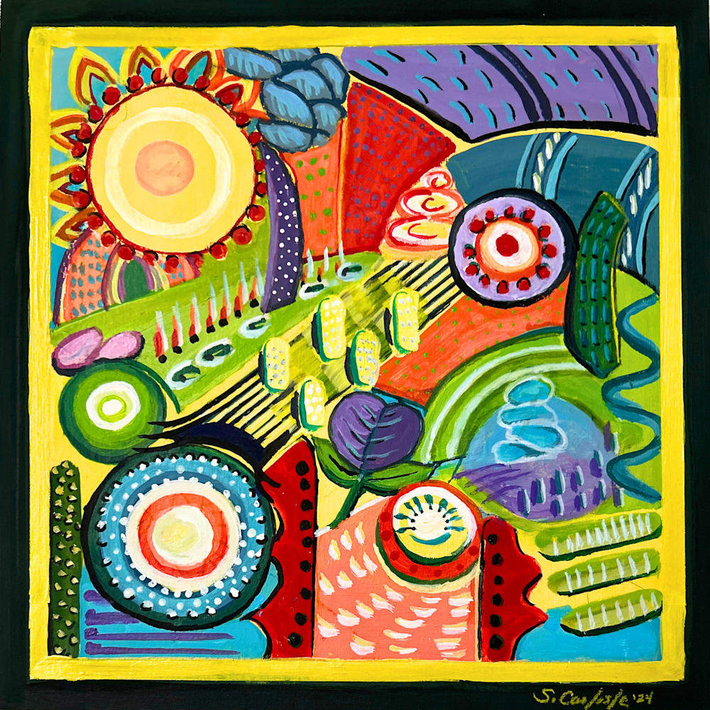 Untitled Flexible Poster Sign 12 X 12 In 3 Art | Sandra Carlisle Art