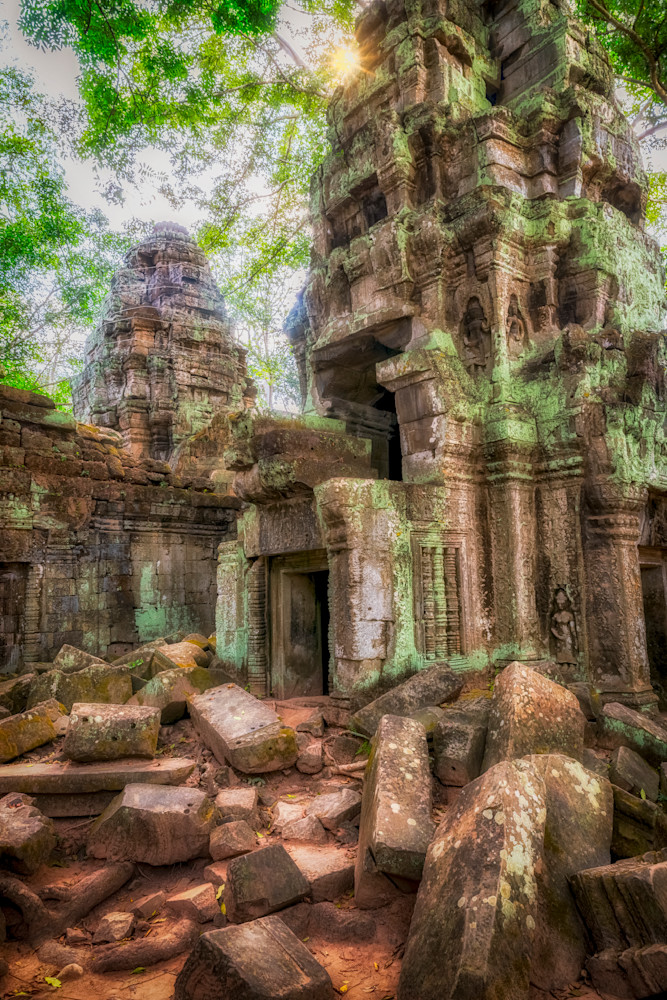 Jumble of Blocks - Ta Prohm Ruins Photography