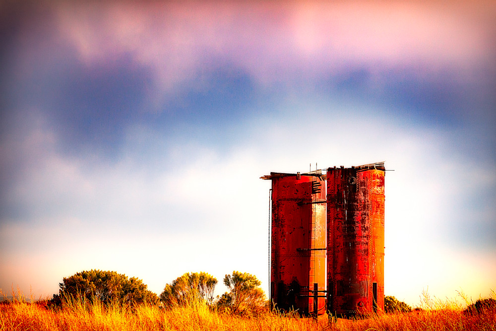 All Alone - Abandoned Grain Silos Photography
