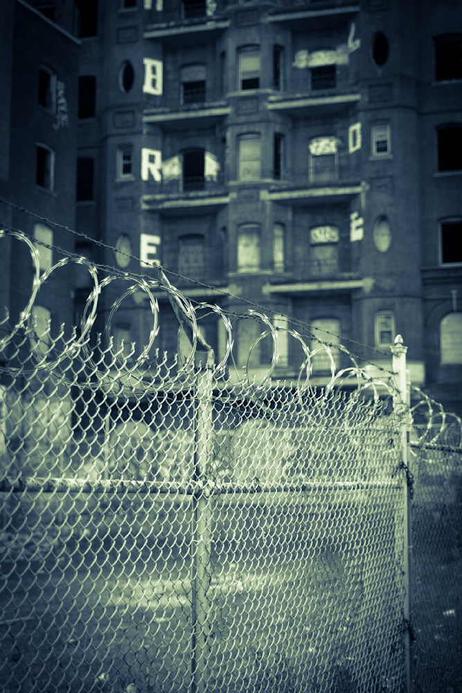 All Fenced In - Monochromatic Urban Photography