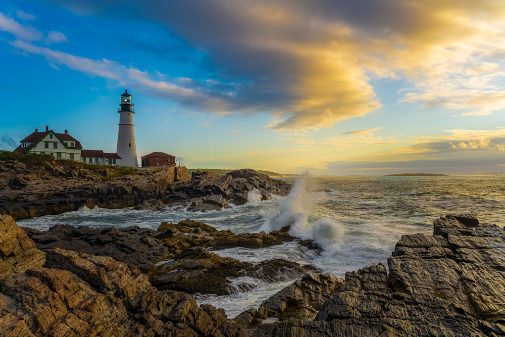 Morning at Portland Head Light - Coastal Photography