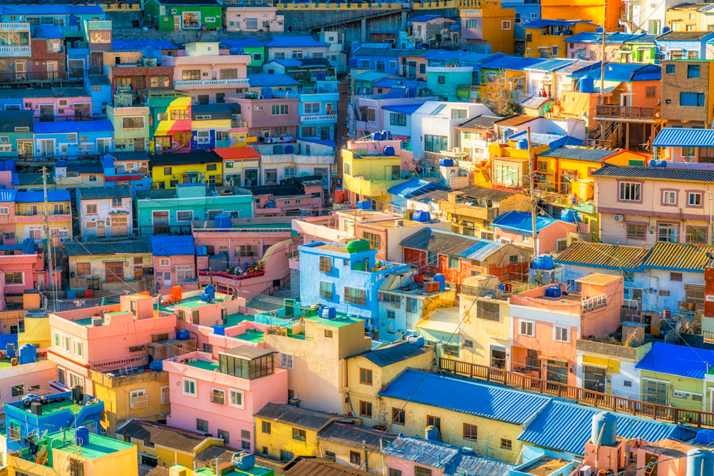 Gamcheon Colors - Vibrant Urban Landscape Photography