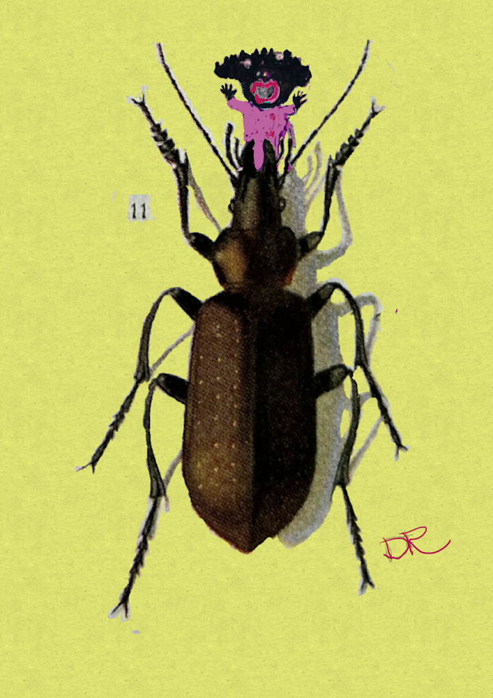 Chartreuse Bug Art | Cumulus-Art