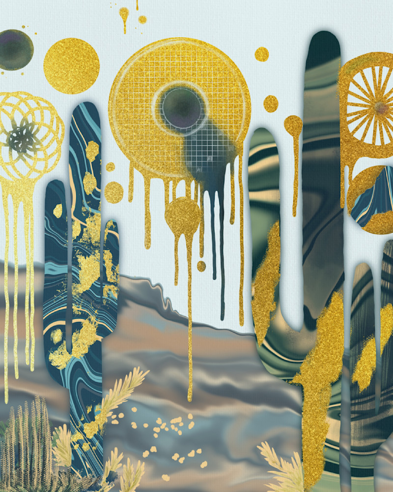 Desert Drips and Dreams: Your Whimsical Escape in Art