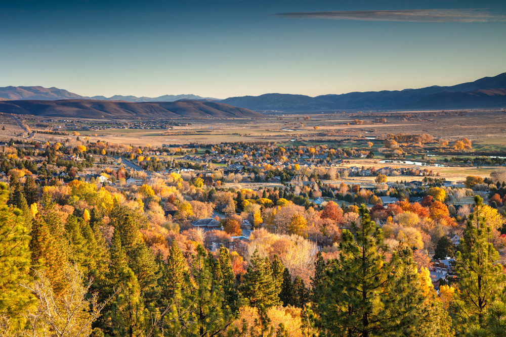 Genoa, Nevada In Autumn 1