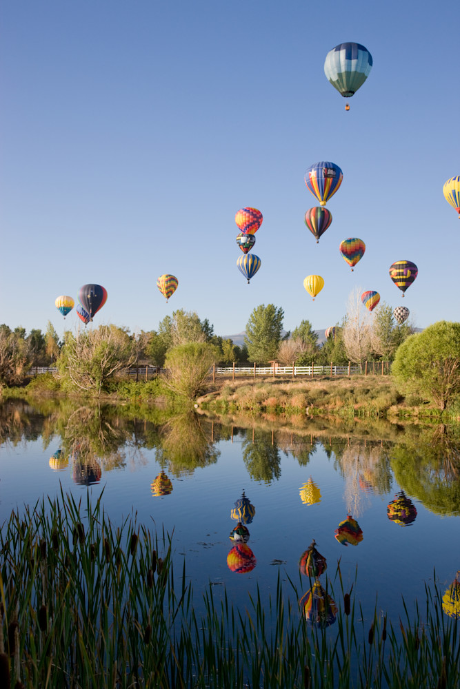 Balloons Over San Rafael Park, Reno