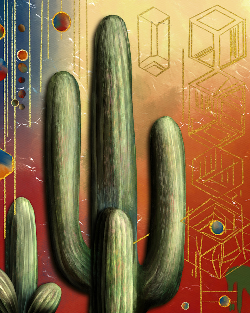 Cacti Constructs: A Bold Fusion of Nature and Geometric Design