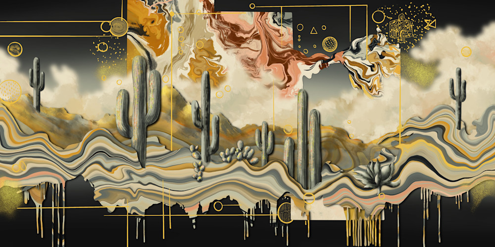 Golden Sands Symphony: A Visual Ode to the Desert's Beauty