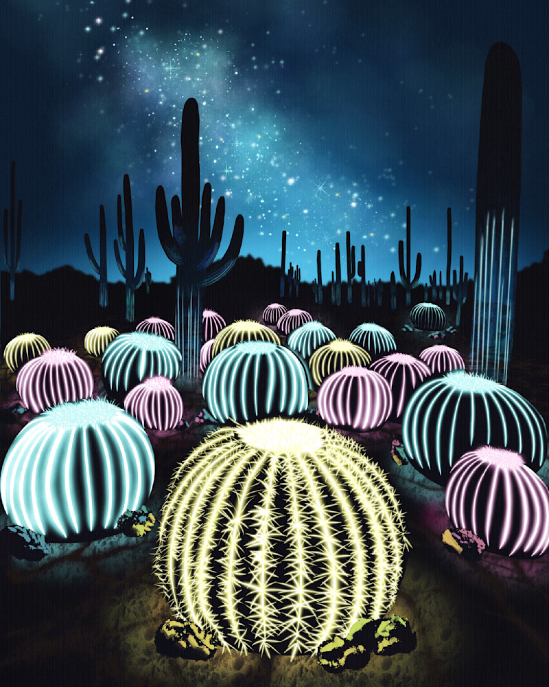 Cacti Constellations - Discover a Magical Night in the Glowing Desert