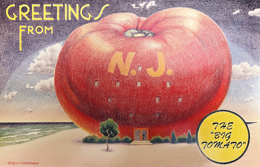 Greetings From "The Big Tomato" Art | Nancy's Art