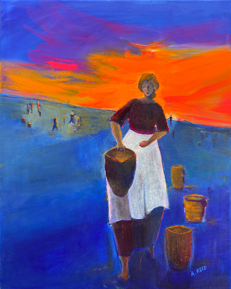 RUTH - METAL PRINT- ANNE REID ARTIST