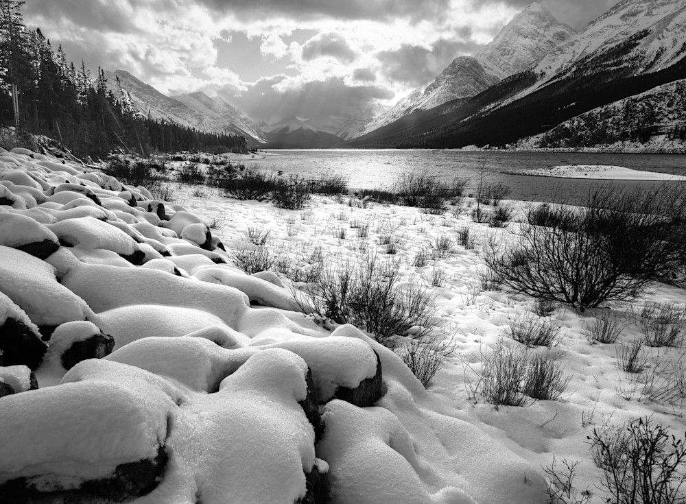 Spray Lake Morning Photography Art Nolan Photography