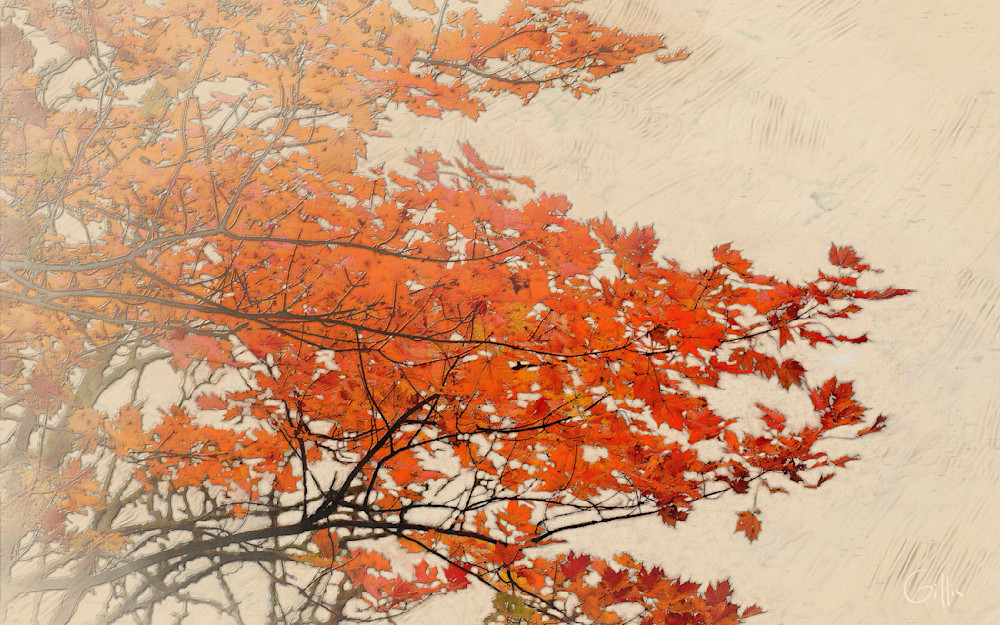 Ridge Top Fire Art | Olin Gillis Fine Art