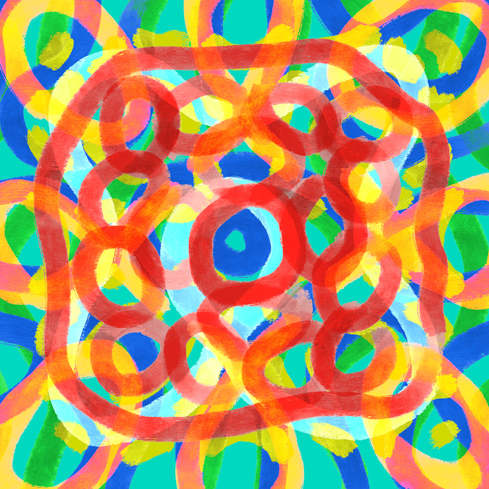 She Is A Rainbow - Rolling Stones Song Inspired Painting