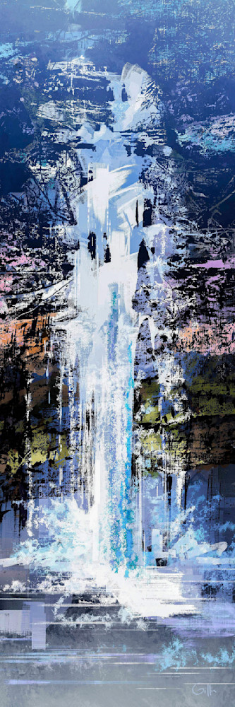 Amicalola Drop Art | Olin Gillis Fine Art