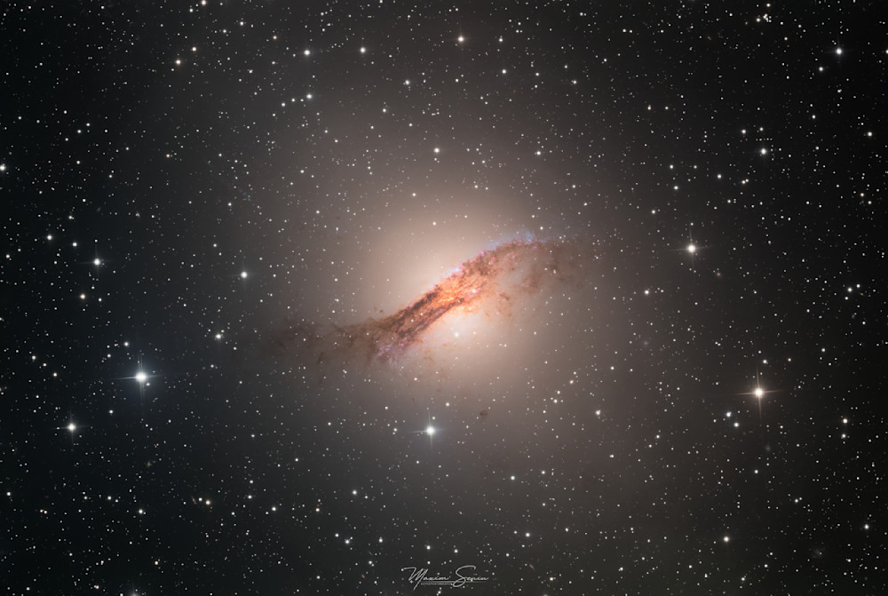 Centaurus A   The Jewel Of The Southern Sky   Limited Edition Print Photography Art | MaximAstroPhoto