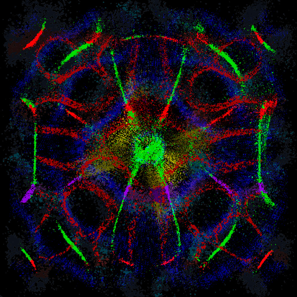 Back in Black - AC/DC (VibraVisions) Song Inspired Painting