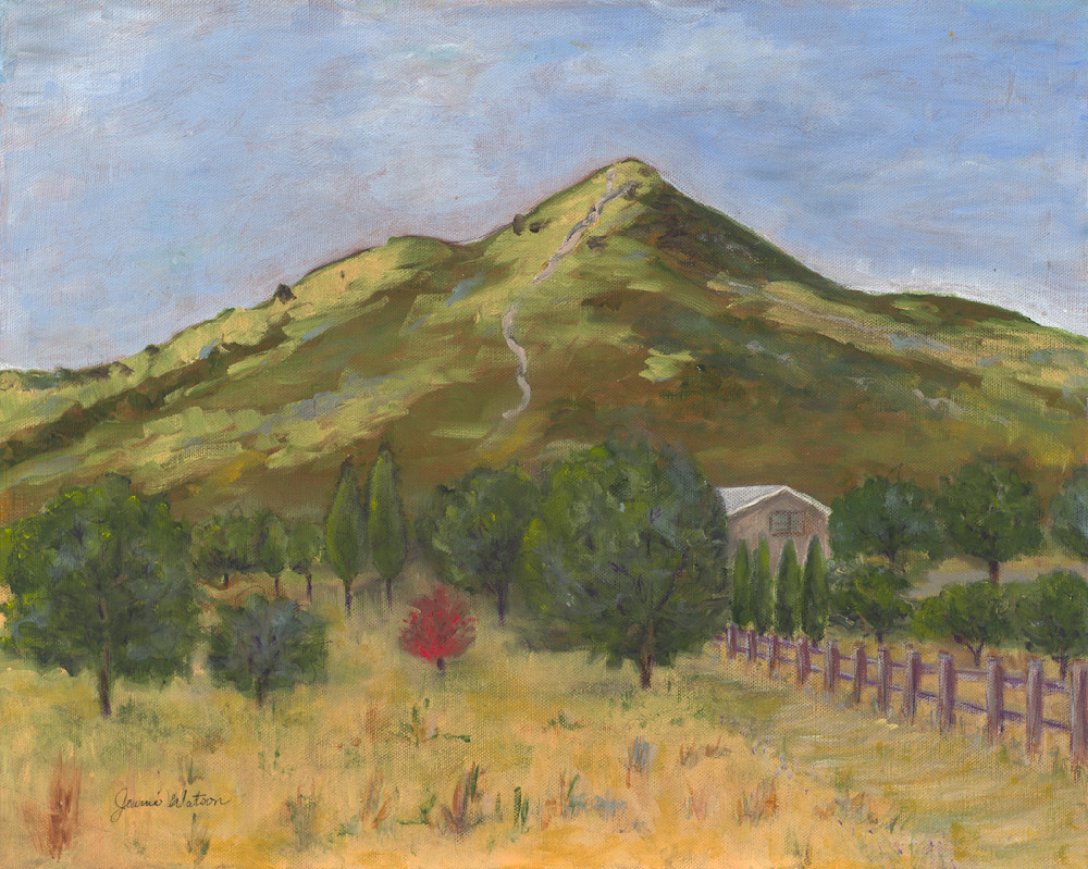Morgan Hill El Toro 18x14 Art | Jeanie Watson