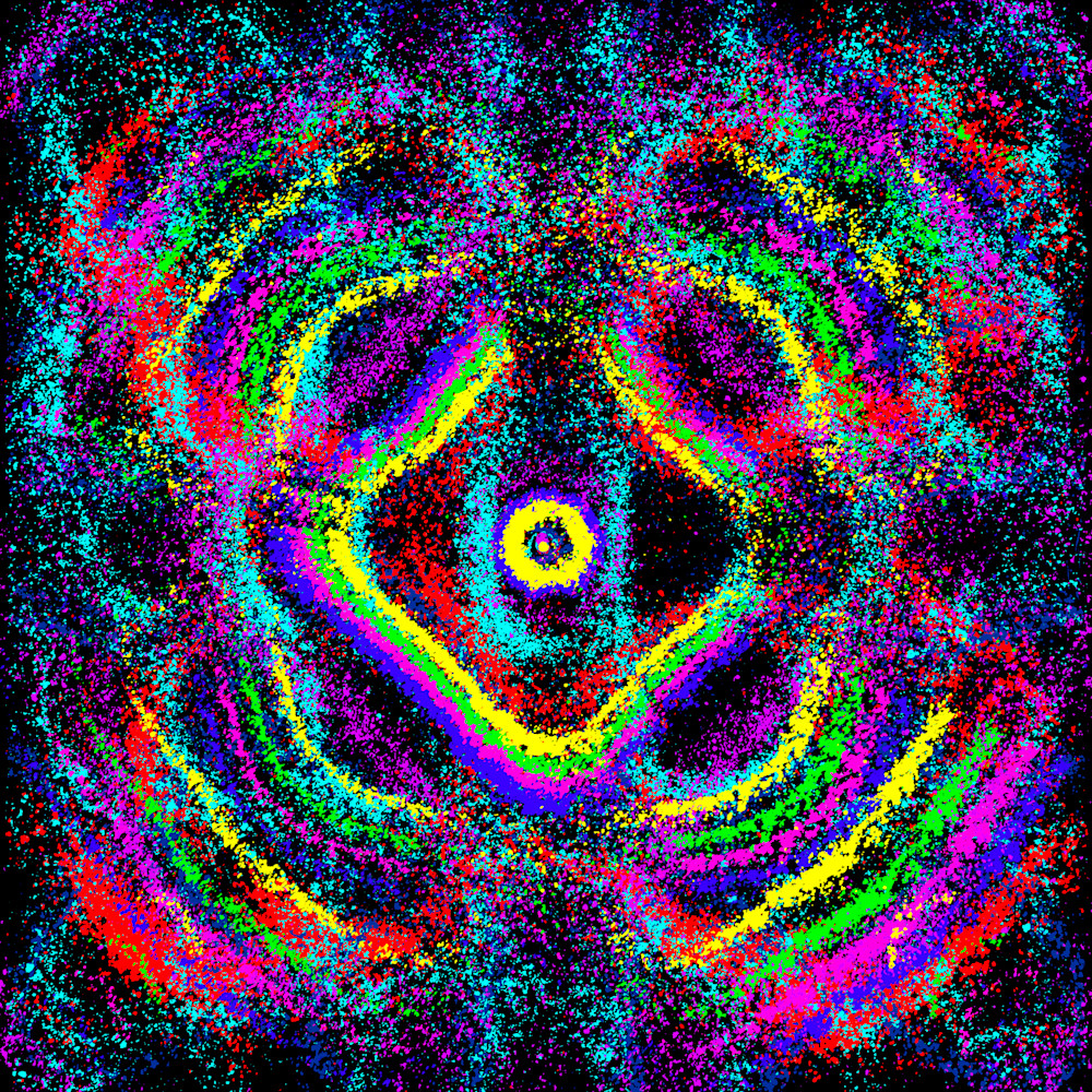 Agua De Manantial - Olaya Sound System (VibraVisions) Song Inspired Painting