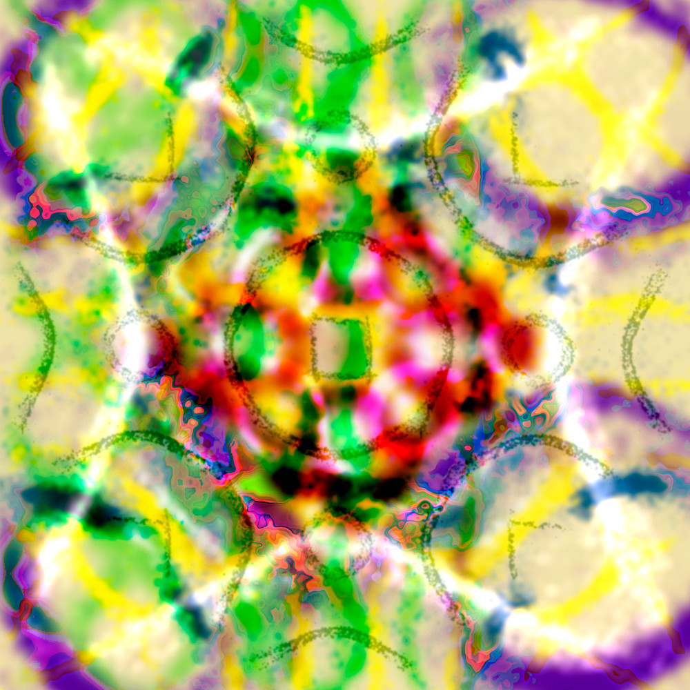 Chakras - Ivandro (VibraVisions) Song Inspired Painting