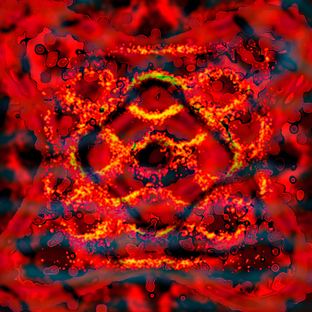 Amor - Autenticos Decadentes (VibraVisions) Song Inspired Painting