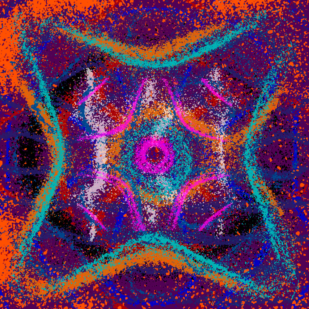 El Olvido - Hermanos Gaytan Castro (VibraVisions) Song Inspired Painting