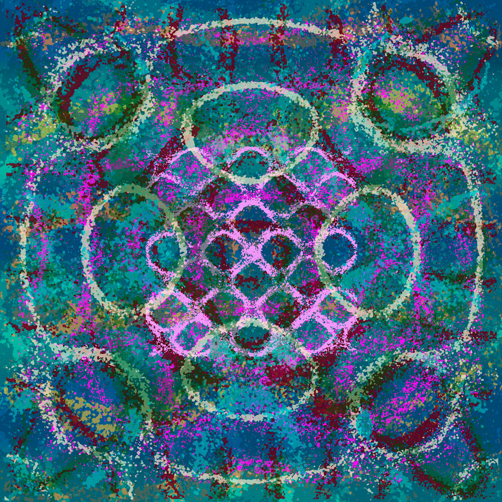 Agua Marfil - Usted SeÃ±alemelo (VibraVisions) Song Inspired Painting