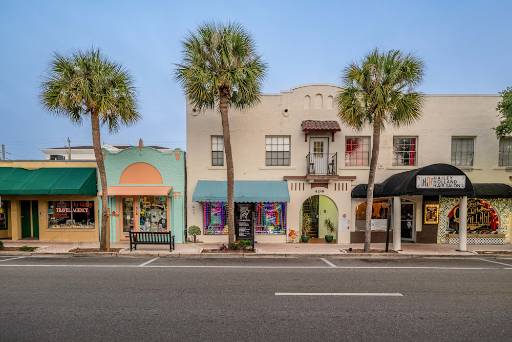 Cocoa Village Main Street 5 10 2024 2093 Photography Art | kramkranphoto