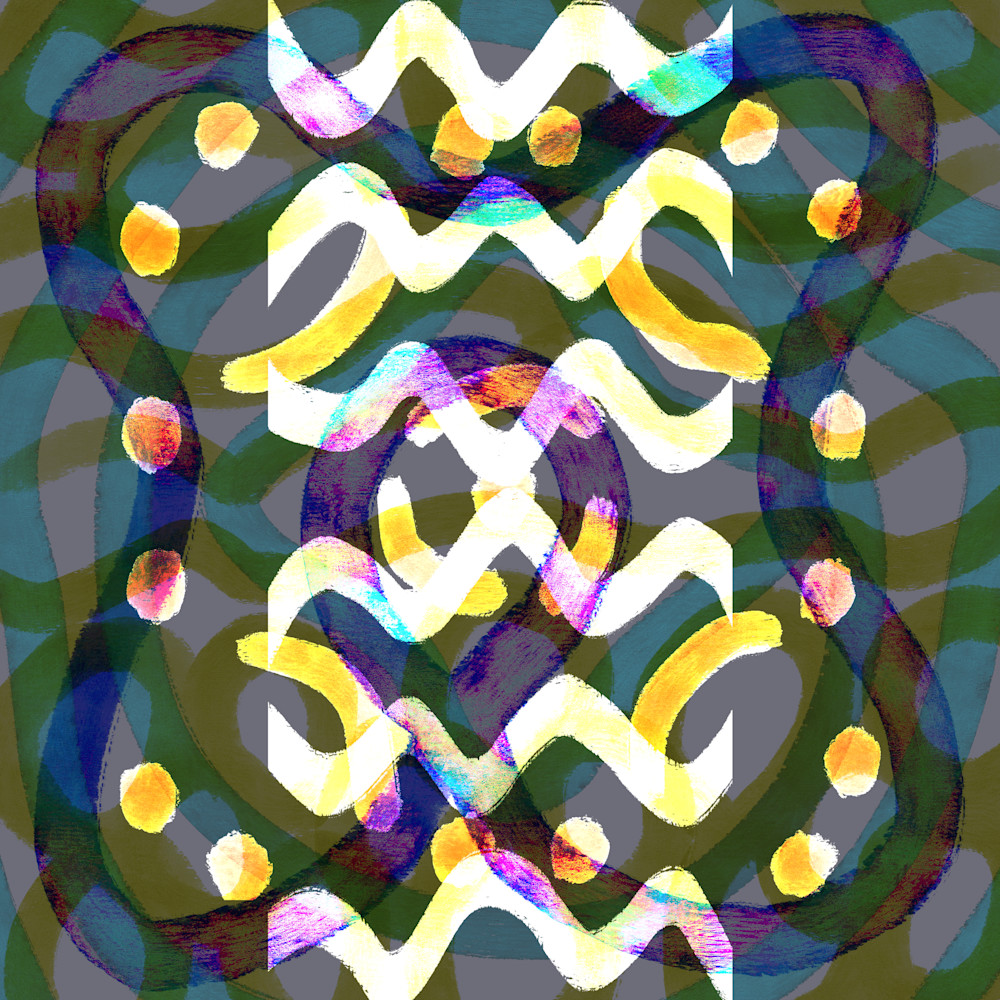 Everything In Its Right Place - Radiohead Song Inspired Painting