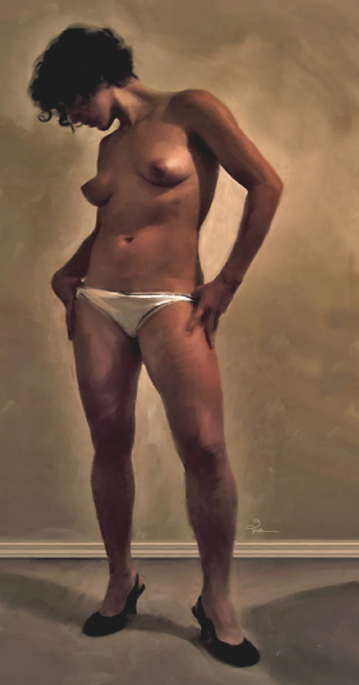 Muriel Standing Pose Art | Art of Van Evan Fuller