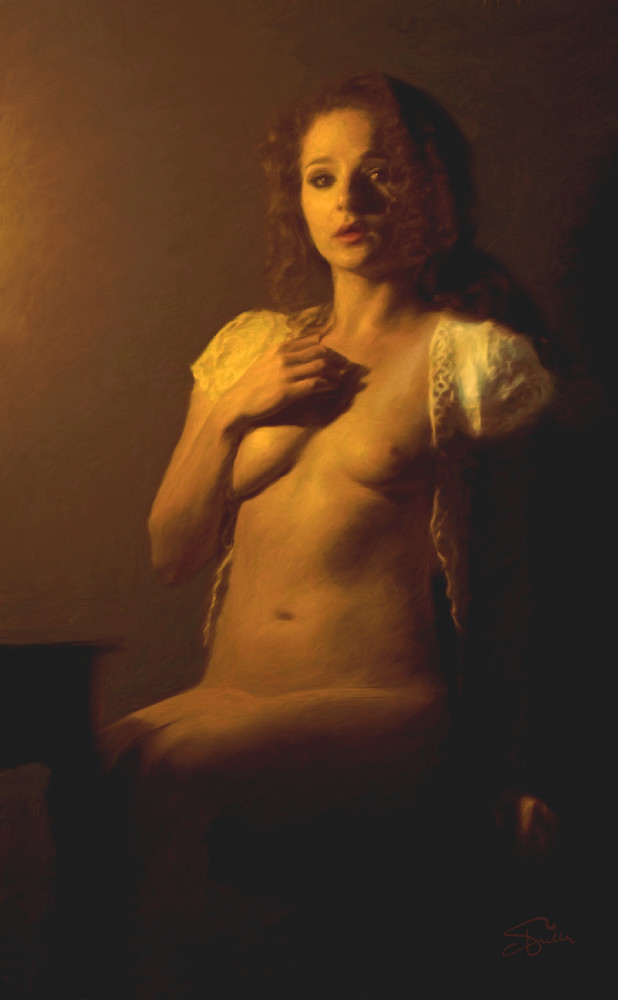 Portrait In Gold Art | Art of Van Evan Fuller