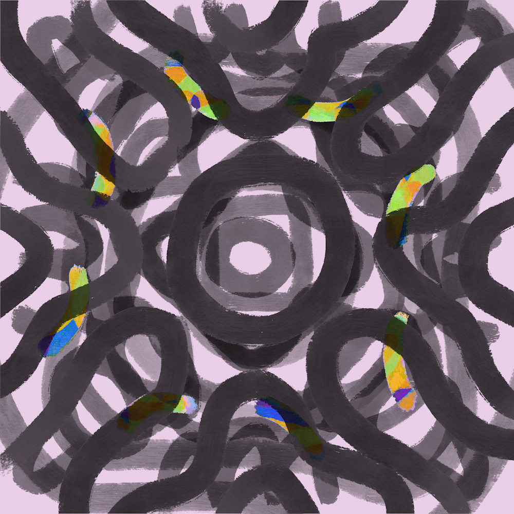 Cumbiera Intelectual - Kevin Johansen Song Inspired Painting
