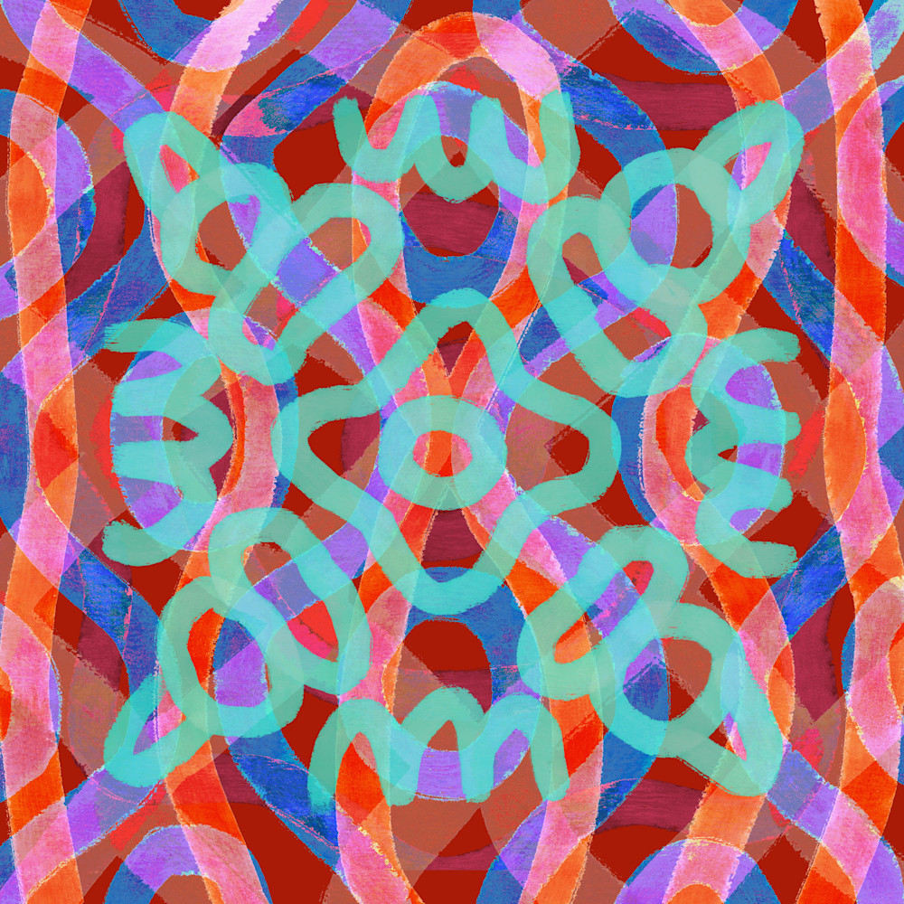 Ritmo Callejero - Barrio Calavera Song Inspired Painting