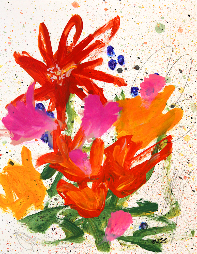 Garden Party 2 Print Art | Mary Lea Bradley