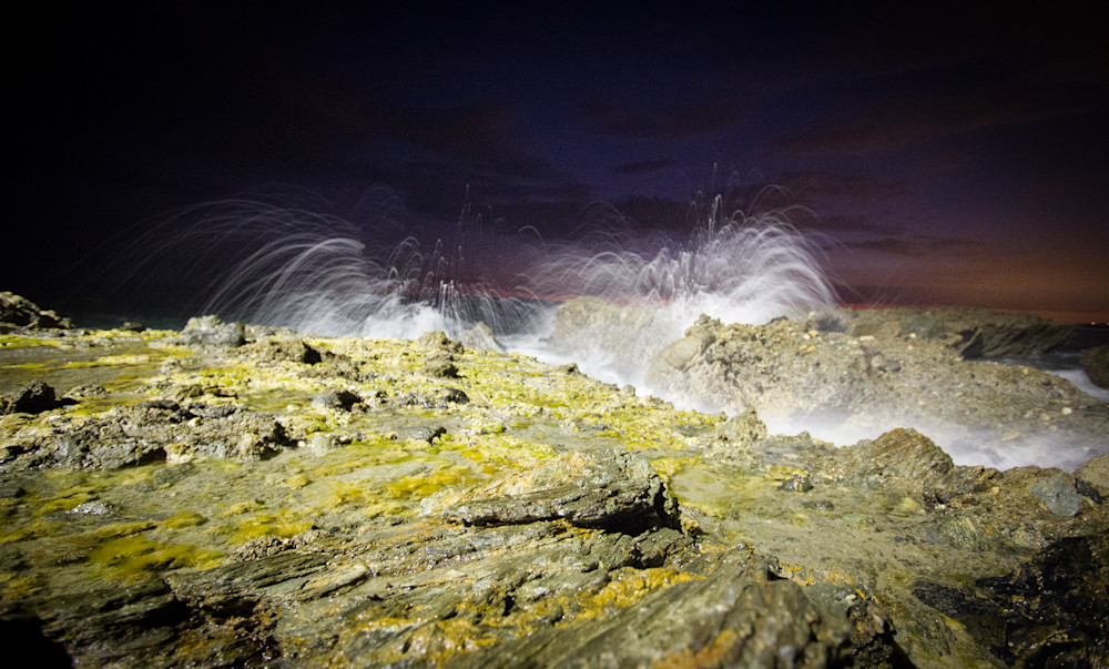 Nighttime Splash Art Erik Gunderson Photography