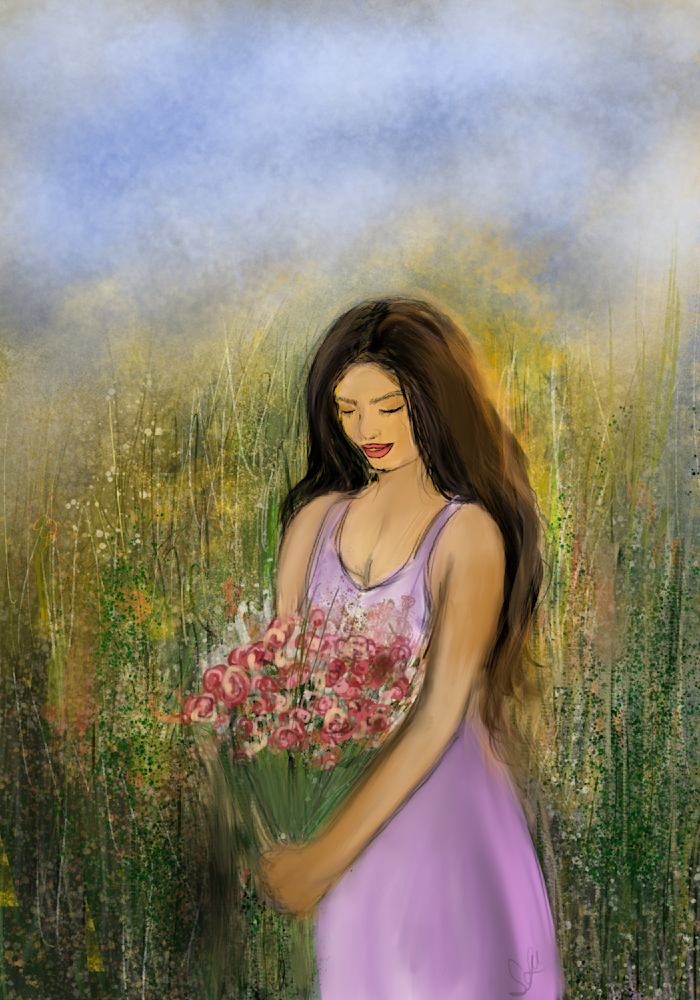 Field Of Flowers Art | See Lee Art of expression 